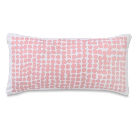 kate spade Other - Kate Spade  NWT Blush Deco Dot Oblong Pillow